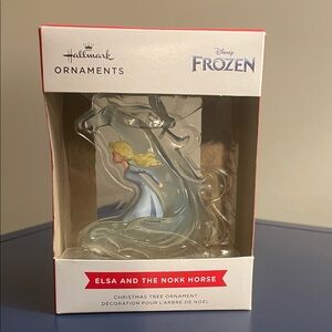 Hallmark Disney Frozen Elsa and Nokk Ornament - Blue and Silver